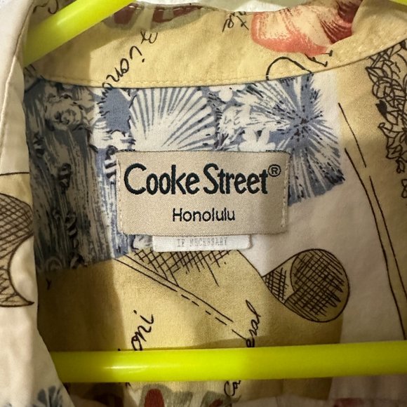 VTG Cooke Street Honolulu Hawaiian Button Down L - Picture 3 of 3
